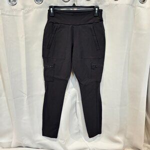 Athleta Headlands Hybrid Cargo Pants Size 4‎ Black Athletic Yoga Hiking 18949